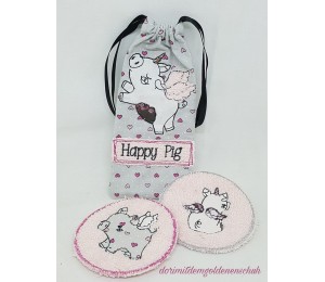 Stickserie - Glücksschwein Schwein